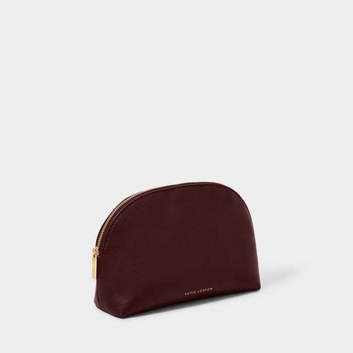 Katie Loxton Secret Message Makeup Bag Plum